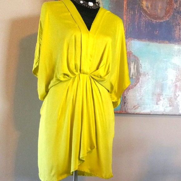 BTFL-life Neon Green Tunic Shirt Dress  Size S - Picture 6 of 17
